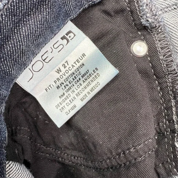 Joe's Provocateur Jeans Womens 27 Blue Dark Wash Relaxed Stretch Rainbow Bootcut - Picture 15 of 15